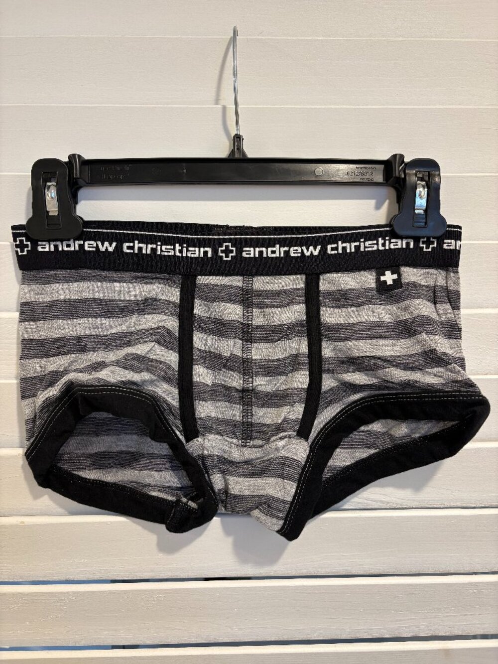 Andrew Christian Trunks - Black/Grey